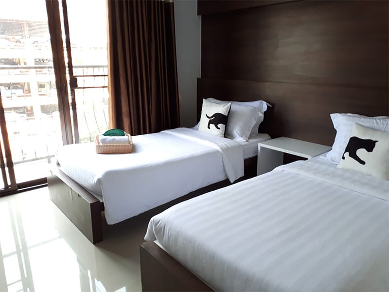 ห้องดีลักซ์เตียงแฝด Deluxe Twin