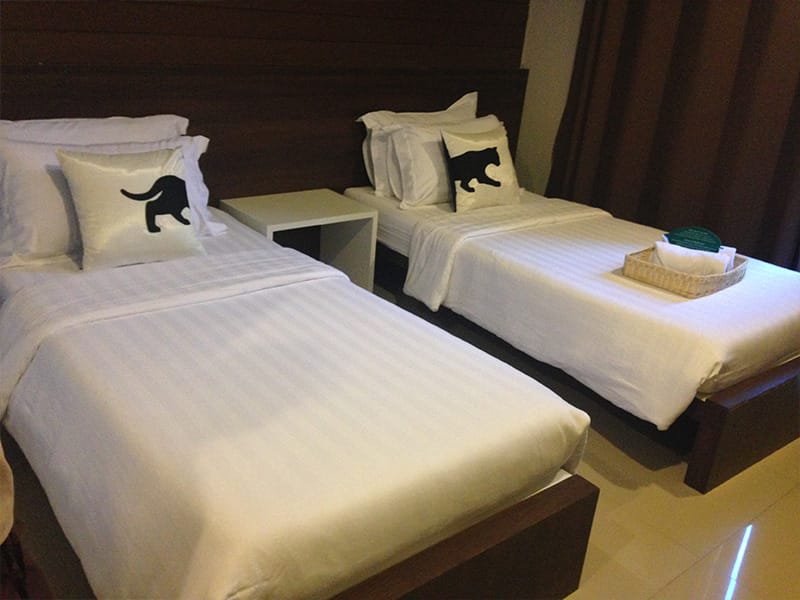 ห้องดีลักซ์เตียงแฝด Deluxe Twin
