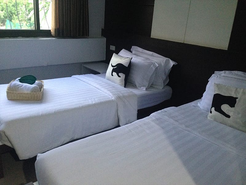 ห้องดีลักซ์เตียงแฝด Deluxe Twin